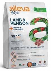 Беззерновой корм Alleva Holistic Adult Cat для взрослых кошек, ягненок и оленина Image 1